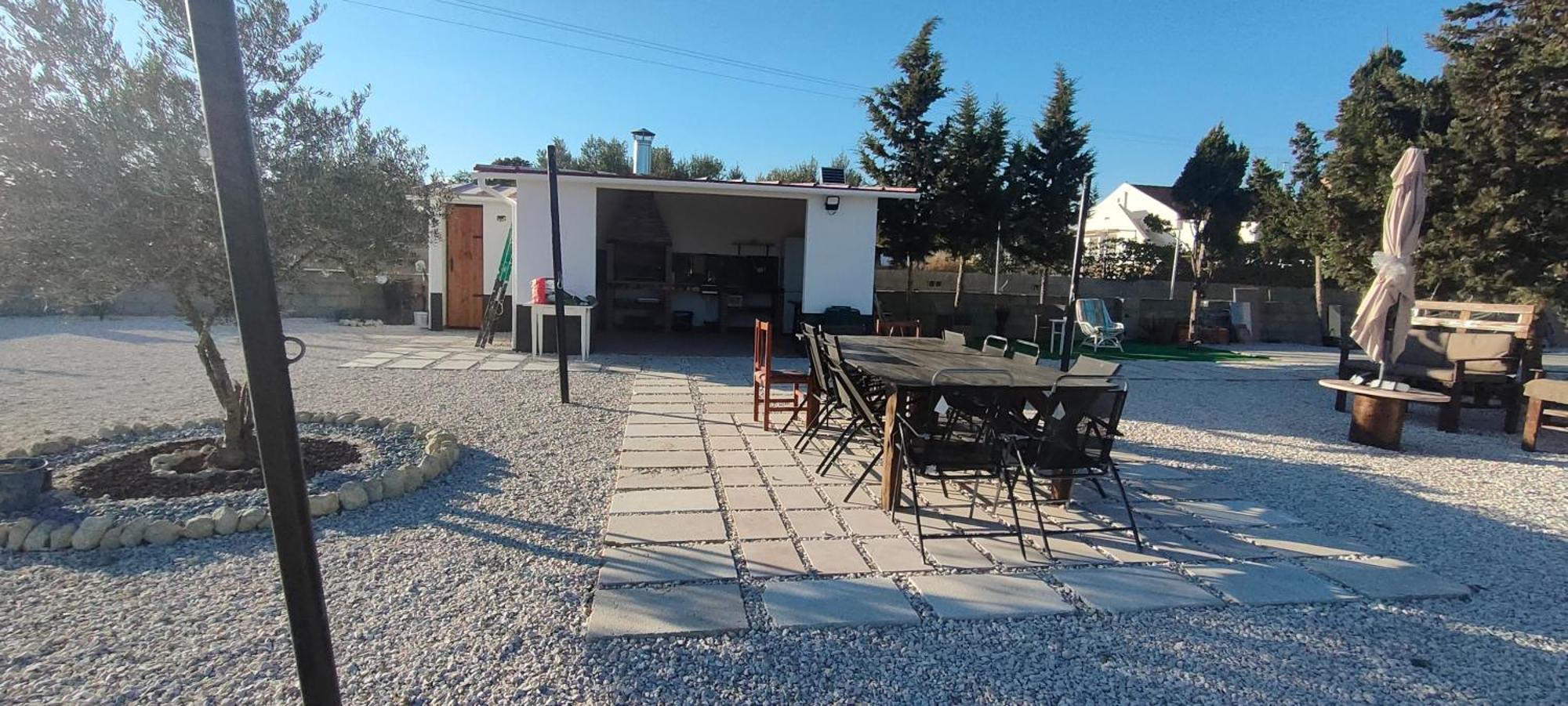Casa Rural Con Piscina Climatizada Y Barbacoa A 10 Km De Alicante Y Playas, 3000 M2 De Terreno Elche Extérieur photo