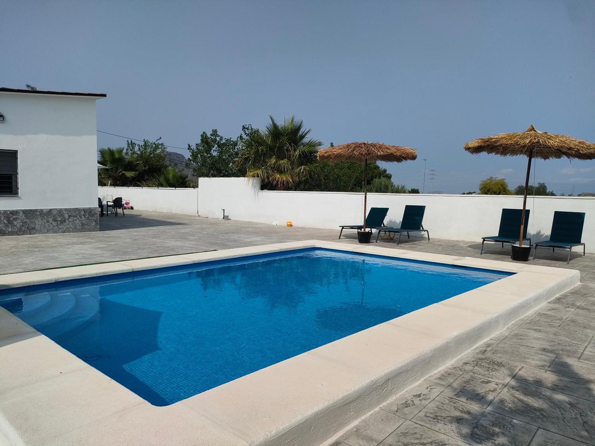 Casa Rural Con Piscina Climatizada Y Barbacoa A 10 Km De Alicante Y Playas, 3000 M2 De Terreno Elche Extérieur photo