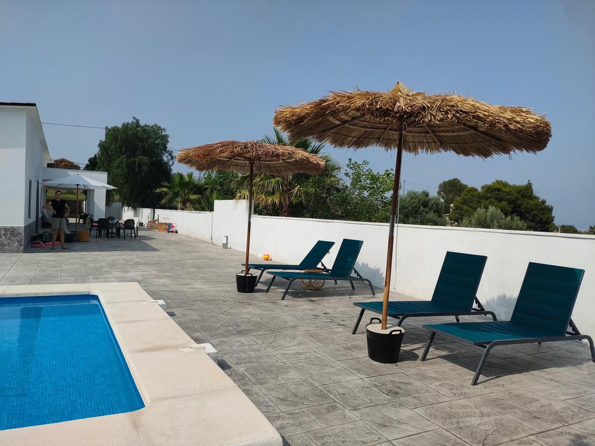 Casa Rural Con Piscina Climatizada Y Barbacoa A 10 Km De Alicante Y Playas, 3000 M2 De Terreno Elche Extérieur photo